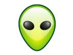 alien head green