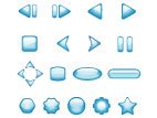 buttons blue