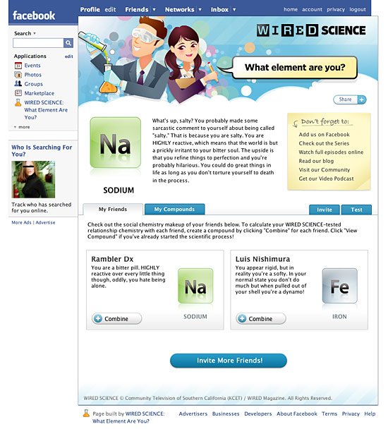 WIRED Science - What Element Are You