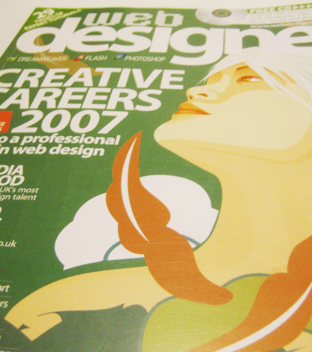 Web Designer 131 Web Designer magazine featured one of my vector 